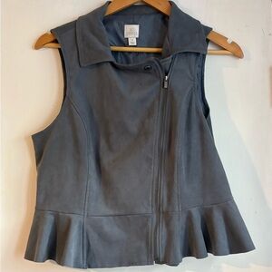 LC Lauren Conrad Blue Vest